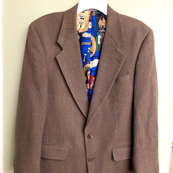 EUC WOOL NICOLE MILLER MENS SPORTS-COAT